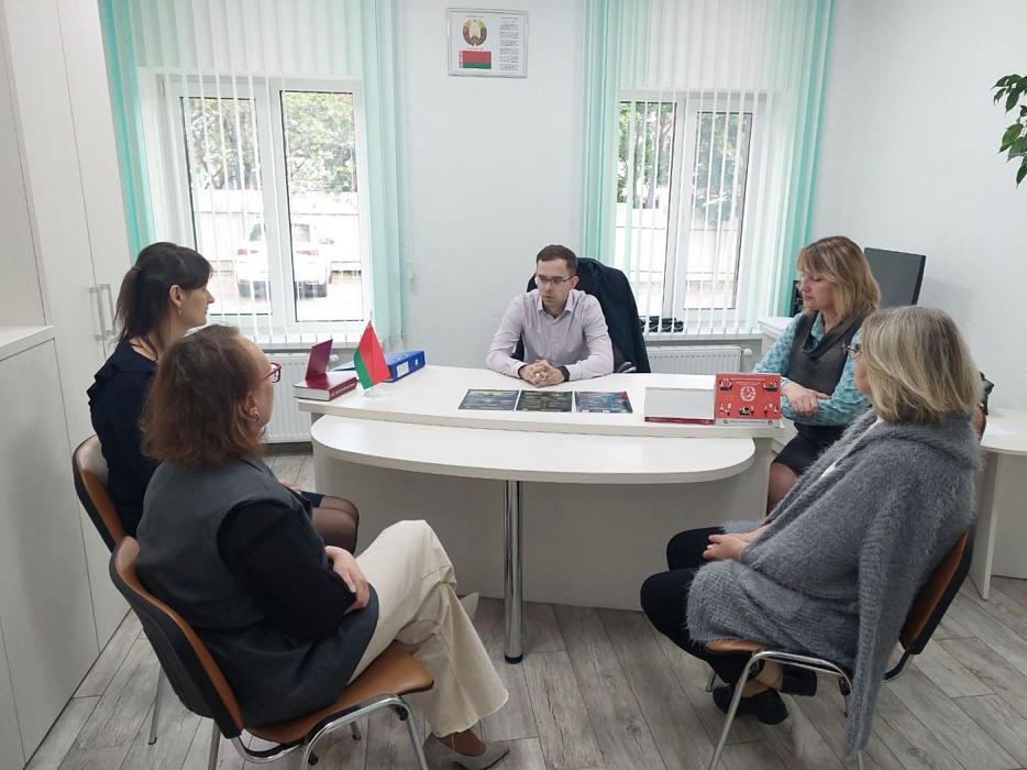 Встреча с сотрудником Воложинского РОВД по противодействию киберпреступности