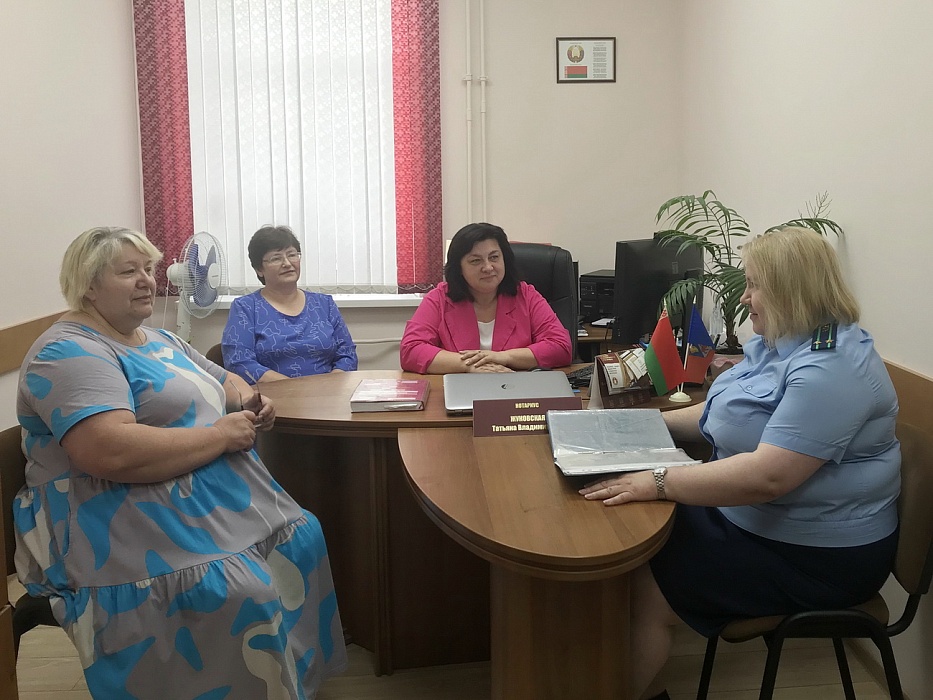 Встреча с заместителем прокурора Ошмянского района
