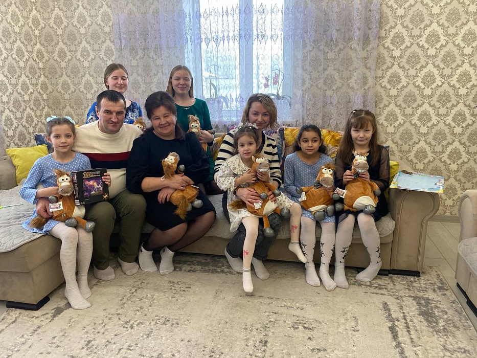 В гостях у большой семьи