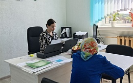 Нотариус провела выездной прием в агрогородке Моисеевщина