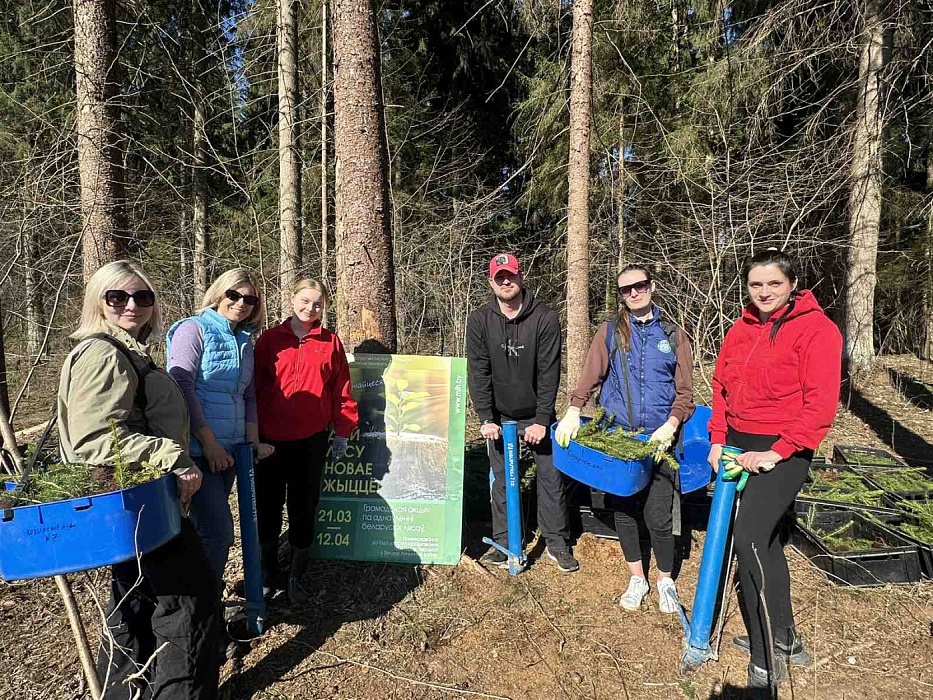 Члены Совета молодых нотариусов приняли участие в акции по посадке леса